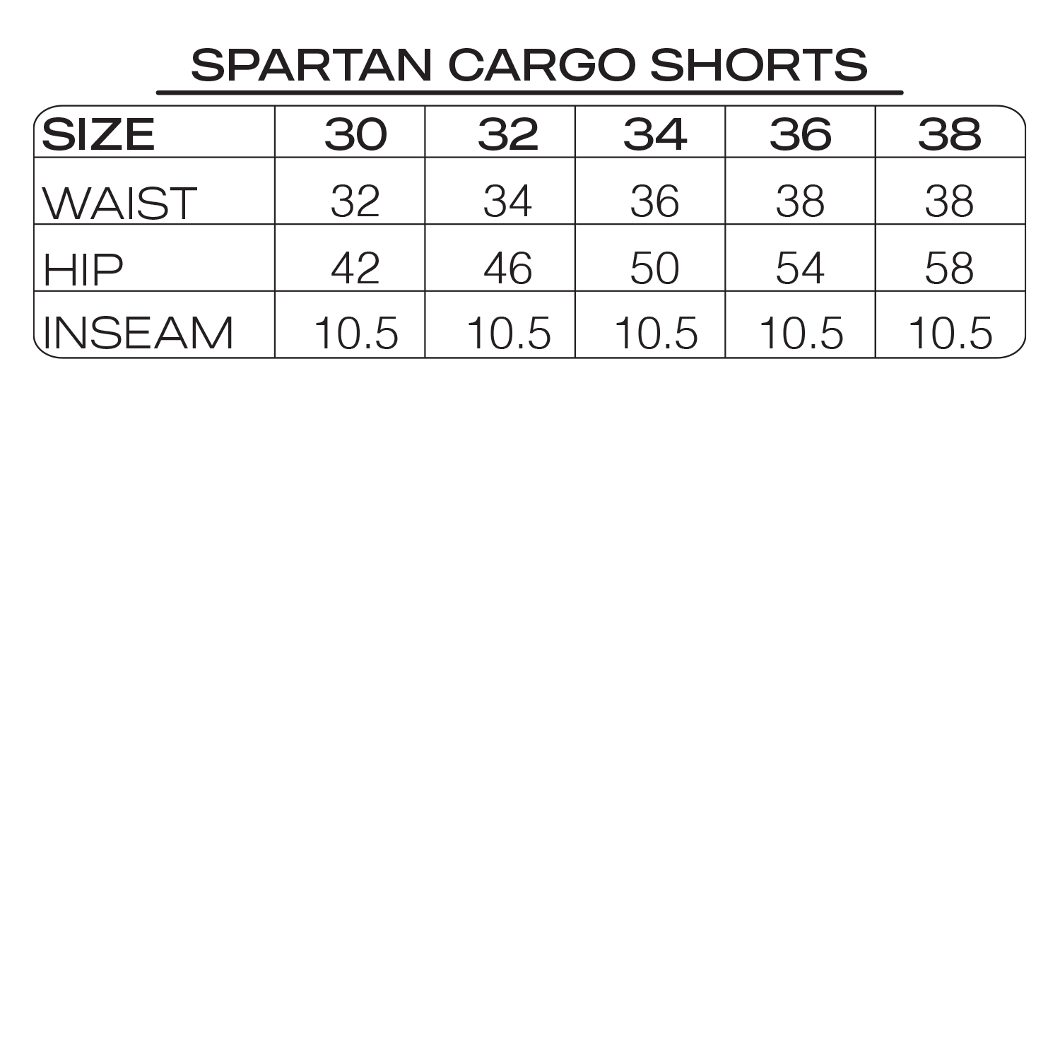 Spartan Cargo Shorts