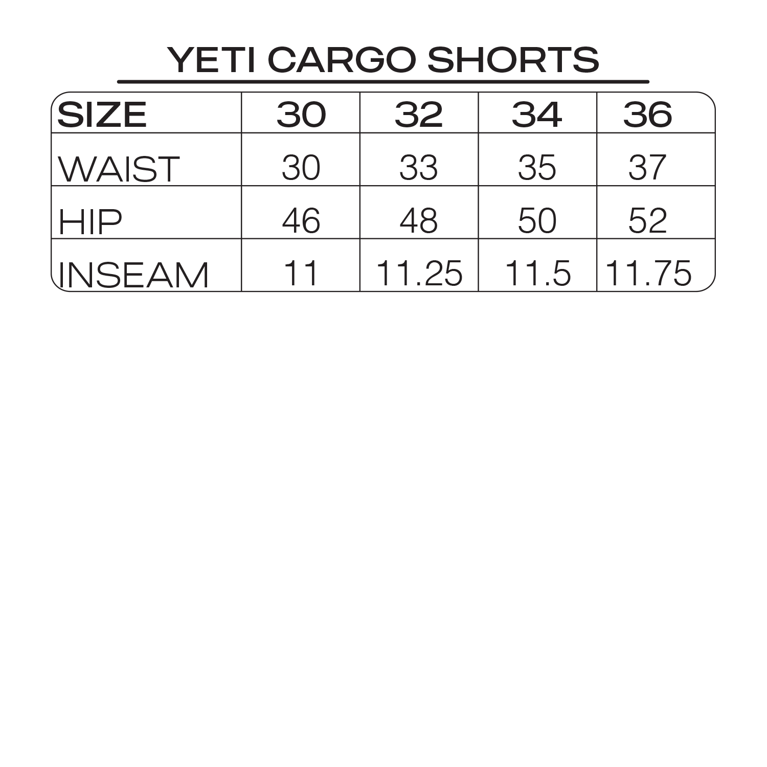Yeti Cargo Shorts